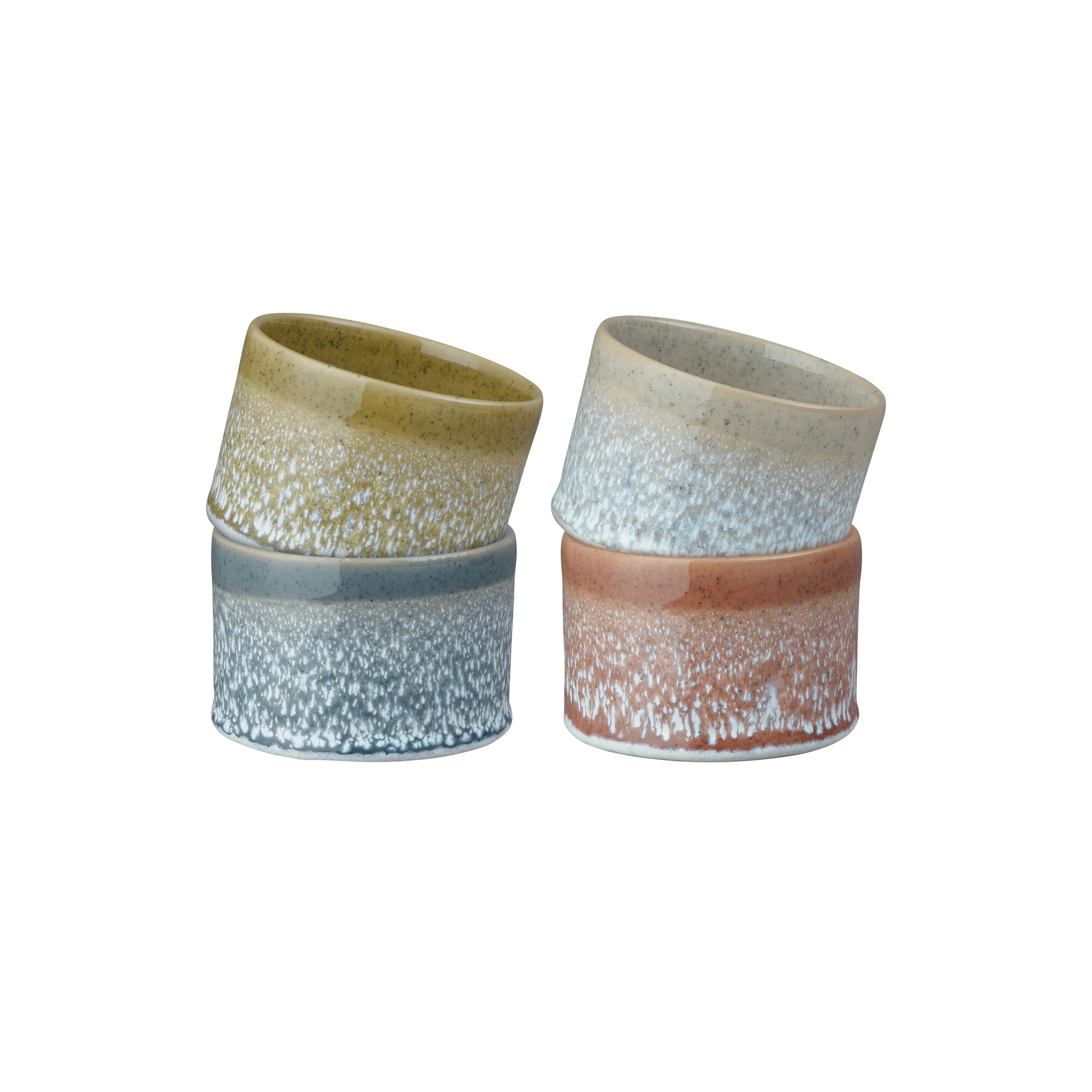 Product photograph of Kiln Accents Set Of 4 Small Pots from Denby Retail Ltd
